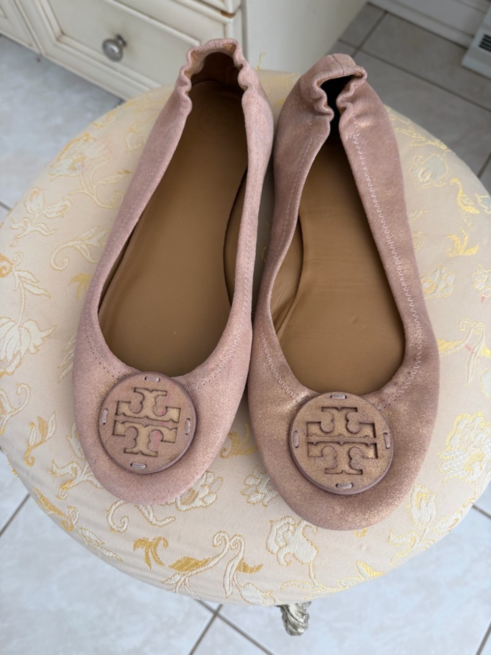 Women’s Ballet Flats in Dusty Pink